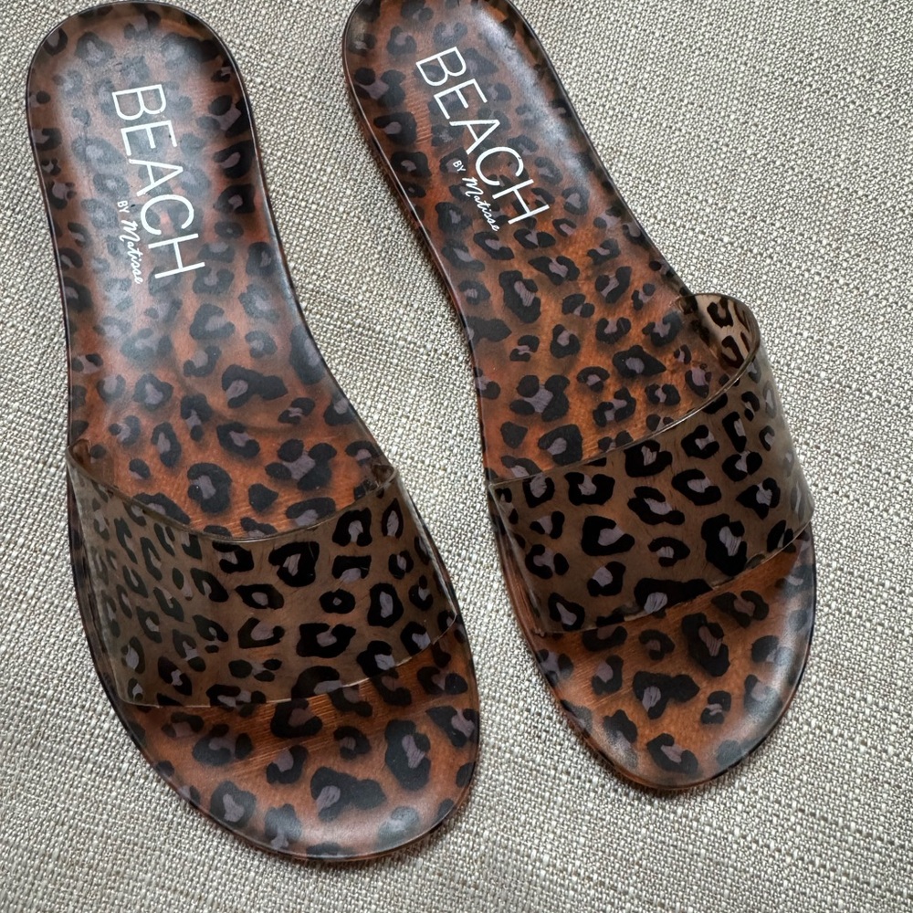Matisse Leopard Print Sandals NWOT Size 9